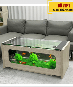 Bộ bàn trà có bể cá VIP 1 - Mã V1_0003