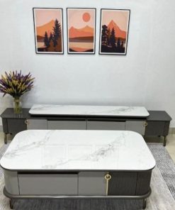 Bàn trà mặt đá tự nhiên MD0004