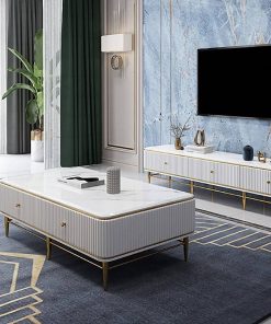 Bàn trà tinh tế ngọc cẩm thạch CC0001