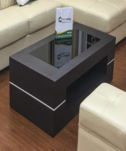 Bàn trà kính đen MK0001