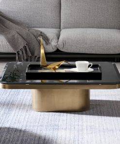 Bàn sắt mặt kính MK00014